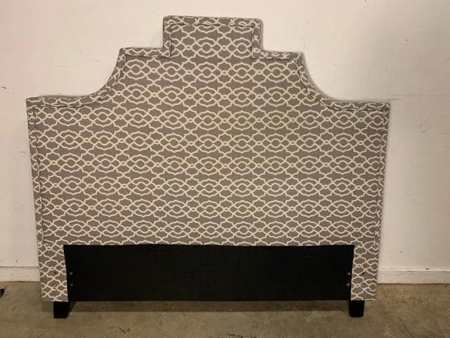 Grey And Cream Queen Headboard - Image 1