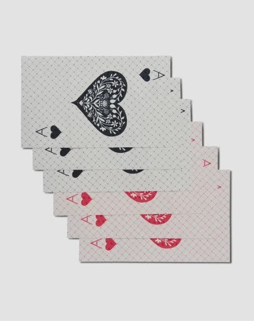 *NEW* Geometry Ace of Hearts Paper Cut Not Paper Towel - Image 1