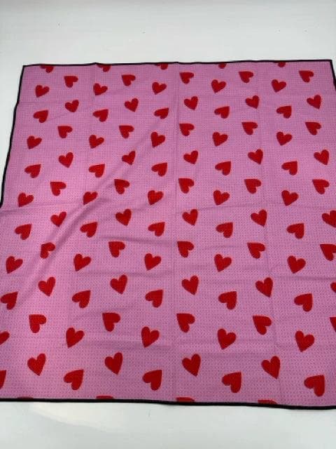 *NEW* Geometry I Heart You Dog Towel - Image 1