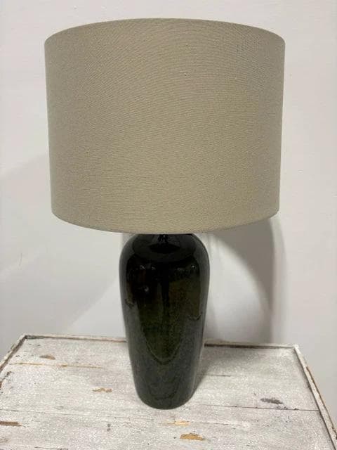 *NEW* Uttermost Emerald Green Ceramic Table Lamp - Thumbnail 2