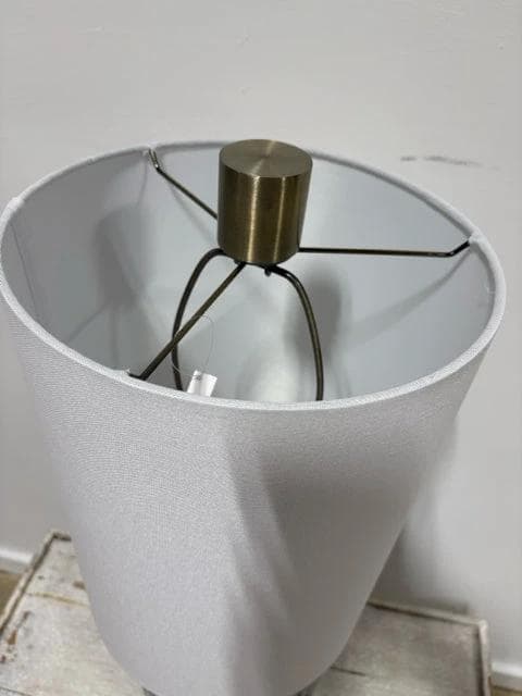 *NEW* Uttermost Darrin Gray Ceramic Table Lamp - Thumbnail 3