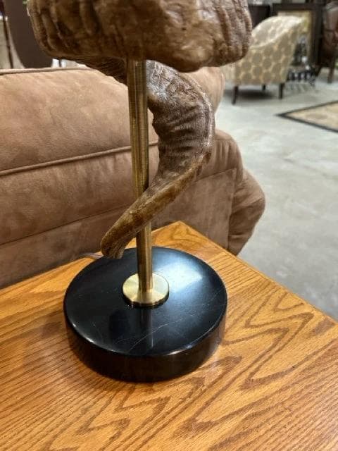 *NEW* Uttermost Rams Horn Table Lamp with Cream Shade - Thumbnail 4