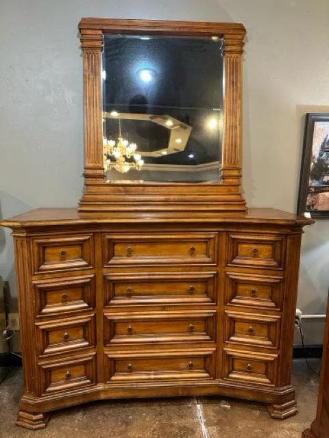 Century "Destinations" 12 Drawer Dresser with Mirror - Image 1