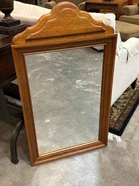 Wooden Framed Mirror - Image 1