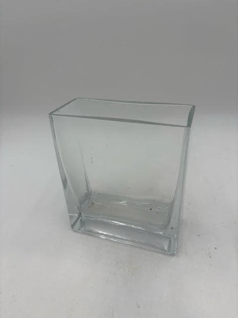 Rectangular Crystal Vase - Image 1