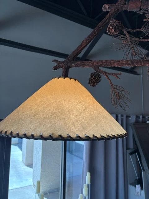 Hammerton Woodland Metal Pinecone 2 Light Fixture - Thumbnail 2