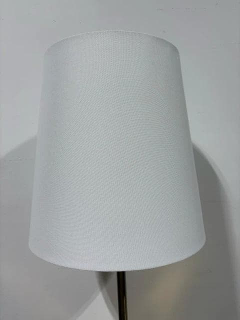 Celestial Modern Brass Floor Lamp W/White Shade - Thumbnail 2