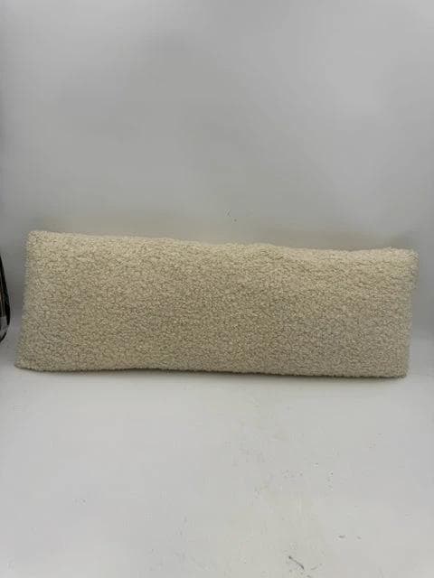 World Market Cream Boucle Lumbar Pillow - Image 1