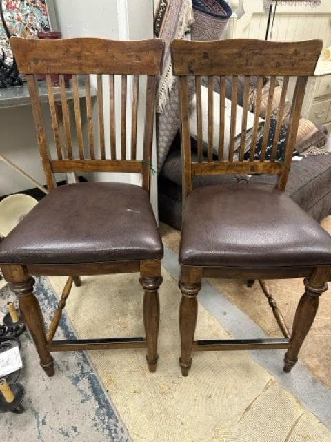 Woodbridge Counter Chair AS IS - Image 1