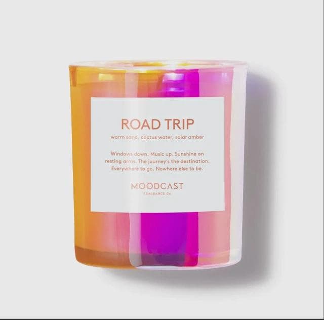 *NEW* Moodcast Fragrance Co Coconut Wax Candle - Road Trip 8 oz Glass Jar - Image 1
