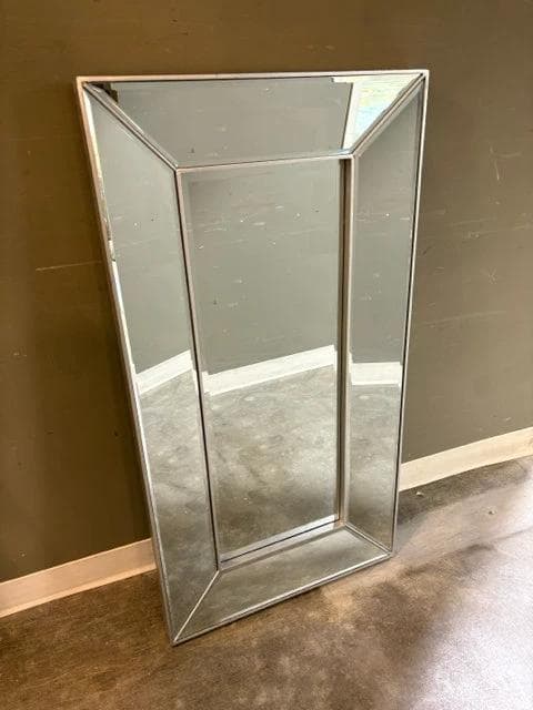 3 Hands Beveled Leaner Wall Mirror - Image 1