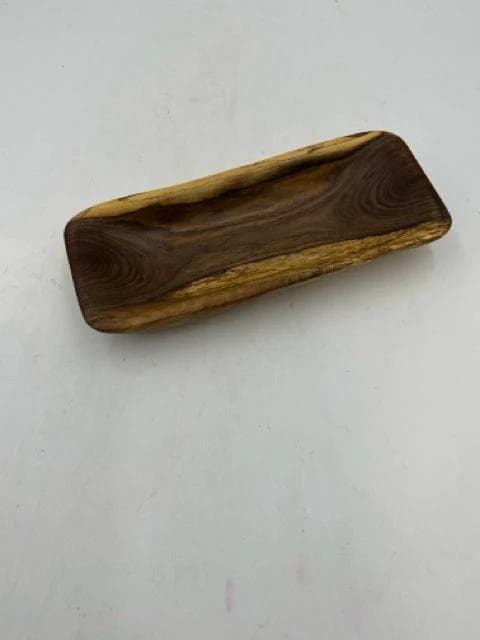 Walnut Handcrafted Wooden Bowl Misc. Home Item - Image 1