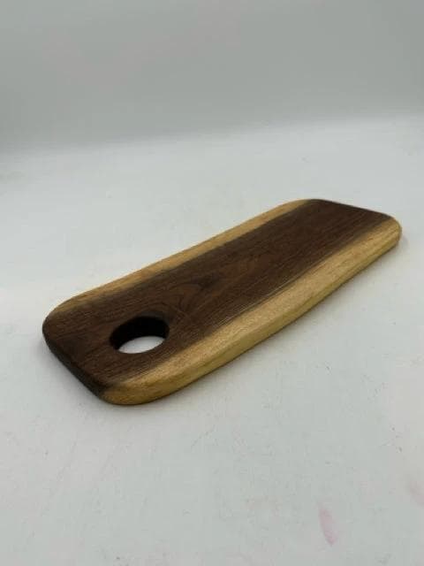 Walnut Handcrafted Wooden Cutting Board With Handle Misc. Home Item - Thumbnail 2