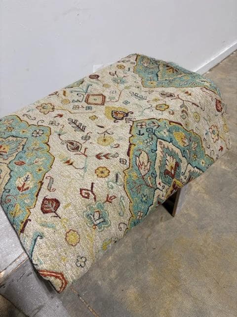 Wesley Hall Blue & Green 2.5 Yards of Fabric - Image 1