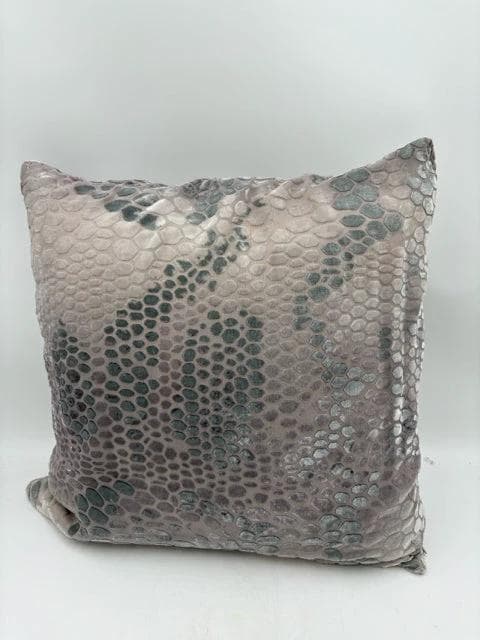 Kevin Obrien Velvet & Silk Snakeskin Pillow - Thumbnail 2