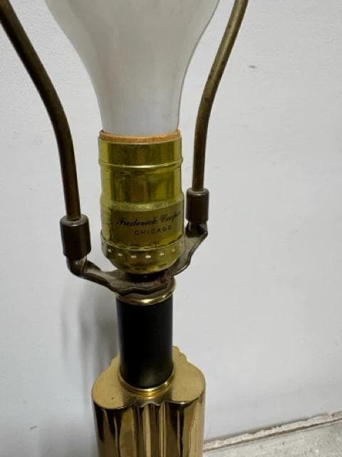 Frederick Cooper Black And Brass Tiger Paw Lamp - Thumbnail 4