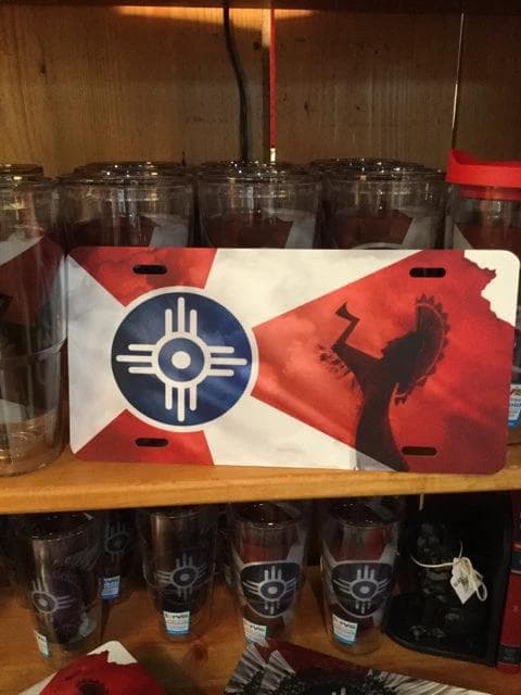 Kansas / Wichita / Keeper Metal License Plate - Image 1