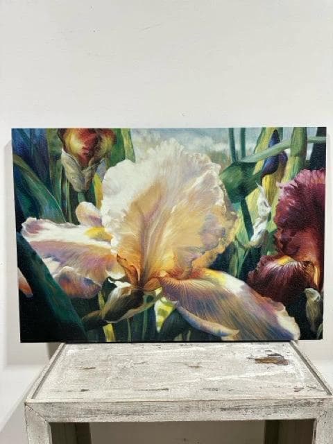 Corrine's Iris Framed Wall Art - Image 1