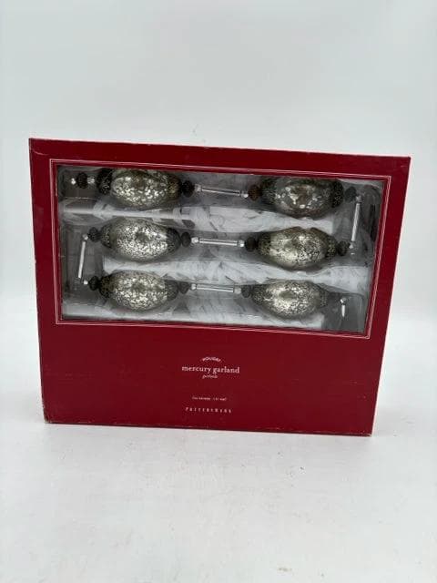 Pottery Barn Holiday Mercury Glass Garland - Image 1