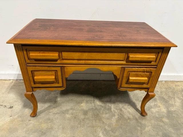 Wooden Accent Table With 3 Drawers - Image 1