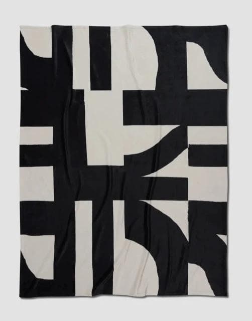 *NEW* Geometry Lined Square Butter Blanket - Image 1