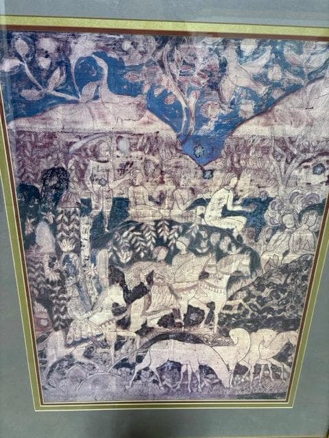 "The Riders" By Prendergast Gold Framed Artwork - Thumbnail 2