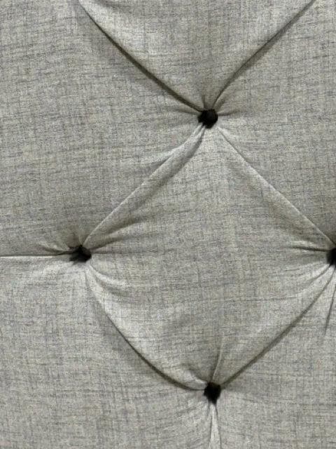 S.O.L.E. Designs Queen Tufted Grey Headboard includes Metal Bed Frame - Thumbnail 2