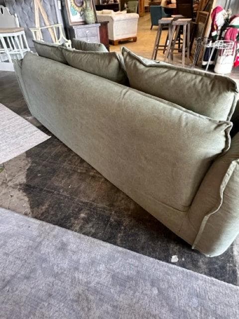 *NEW* Acacia Home Rhineback Olive Green Sofa - Thumbnail 4