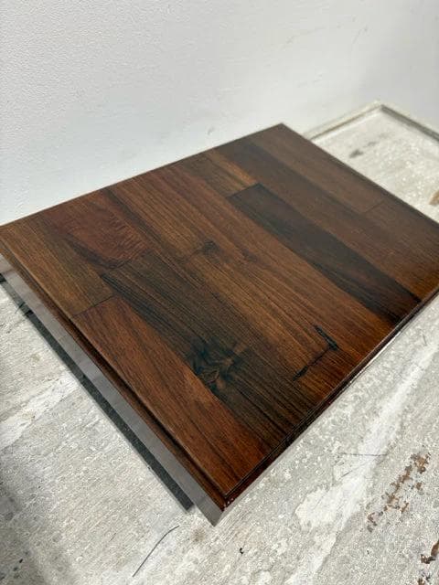 Handmade Small Dark Wood Rectangular Riser - Thumbnail 2