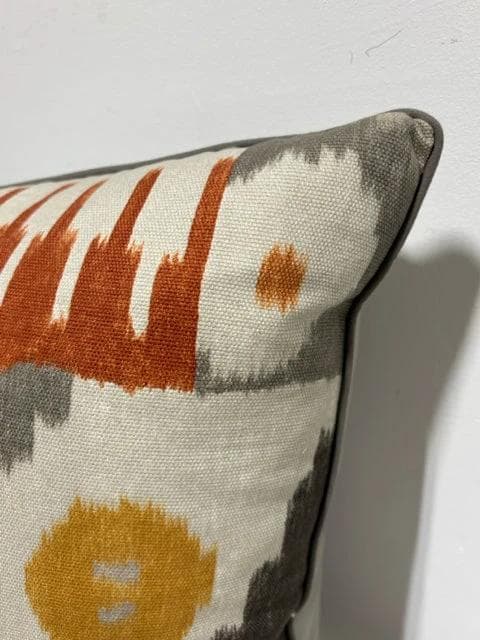 Warm Ikat Down Filled Pillow - Thumbnail 2
