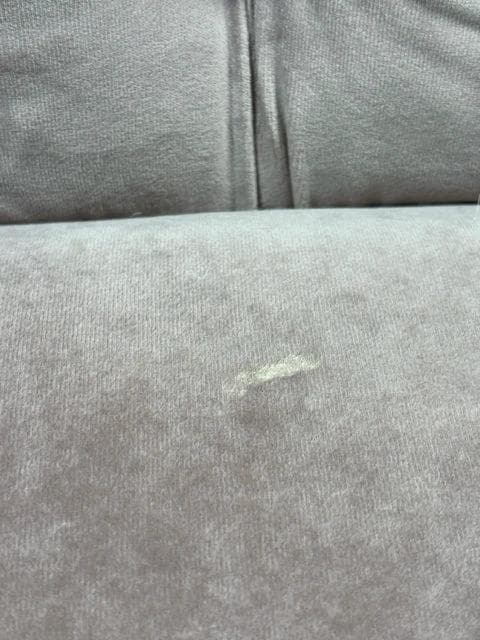 Grey Velvet And Chrome Arm Chair - Thumbnail 6