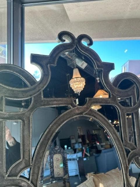 Silver Venititan Style Mirror - Thumbnail 3