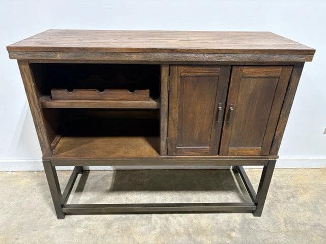 Ashley Wooden Sideboard Bar Buffet - Image 1