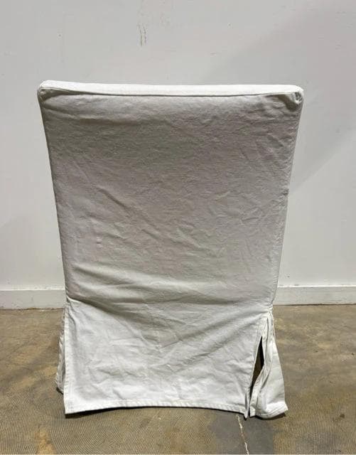 Pottery Barn Dining Chair With White Slipcover - Thumbnail 3