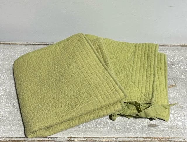 Set of 2 Pottery Barn Green Pillow Shams - Image 1