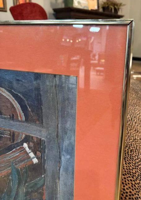 Rufino Tamayo "Madolines And Pineapples" Framed Artwork - Thumbnail 2