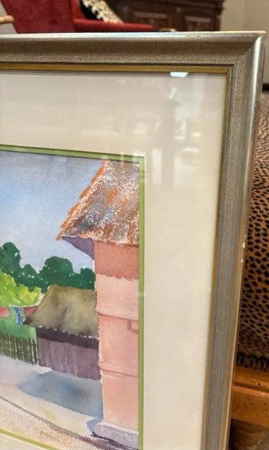 Tropical Village Framed Artwork - Thumbnail 2