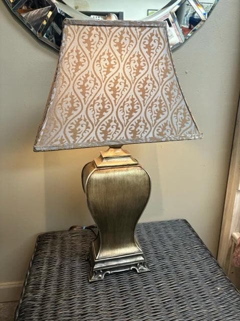 Brushed Gold Urn Base Table Lamp - Image 1
