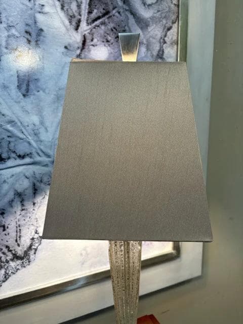 Candlestick Mercury Glass Table Lamp - Thumbnail 2