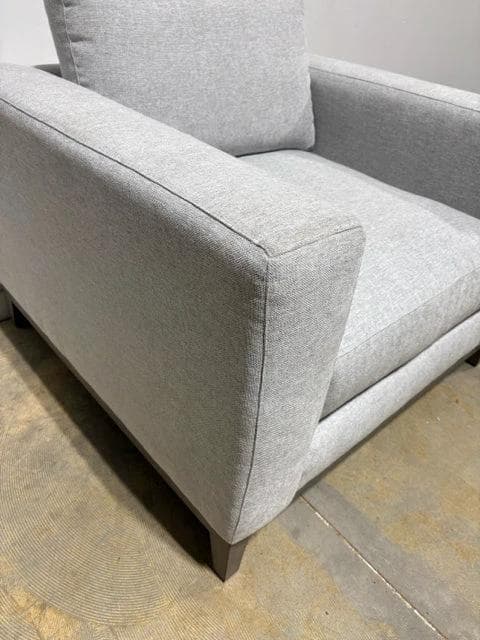 Bernhardt Gray Upholstered Accent Chair - Thumbnail 2