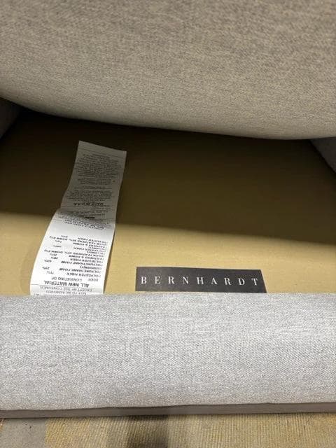 Bernhardt Gray Upholstered Accent Chair - Thumbnail 5