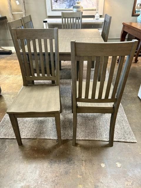 Americana Grey Dining Table with 6 Chairs - Thumbnail 3