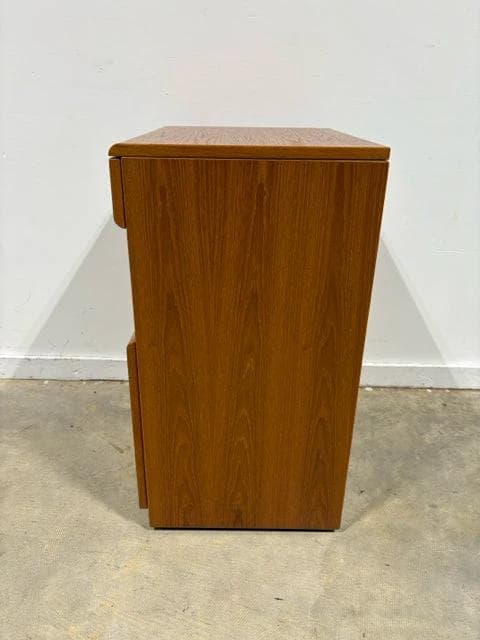 Teak Wood Multi Purpose Cabinet on Wheels - Thumbnail 4