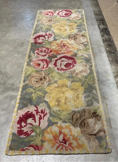 MacKenzie Childs Bloomsburg Garden Runner Rug - Image 1