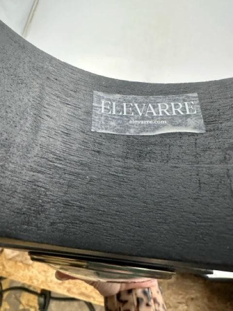 Elevarre By Sage Brook Home Lester Black Wood Desk Clock - Thumbnail 2