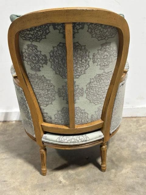 CR Laine Calais Chair With Turquoise Upholstery And Down Cushion - Thumbnail 5
