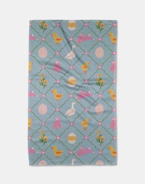 *NEW* Geometry Easter Critters Tea Towel - Image 1