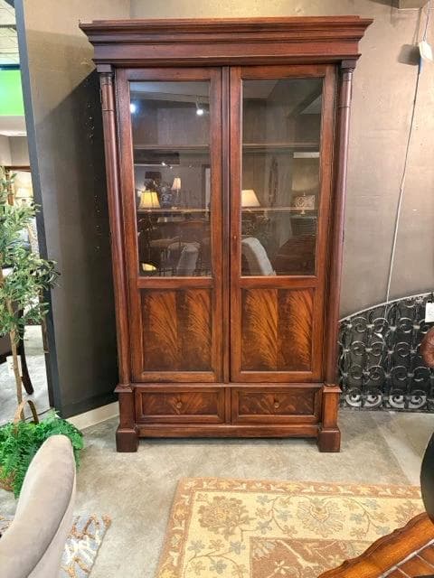 Hickory Chair Company Lexa Hampton 2 Piece Lighted Display Cabinet - Image 1