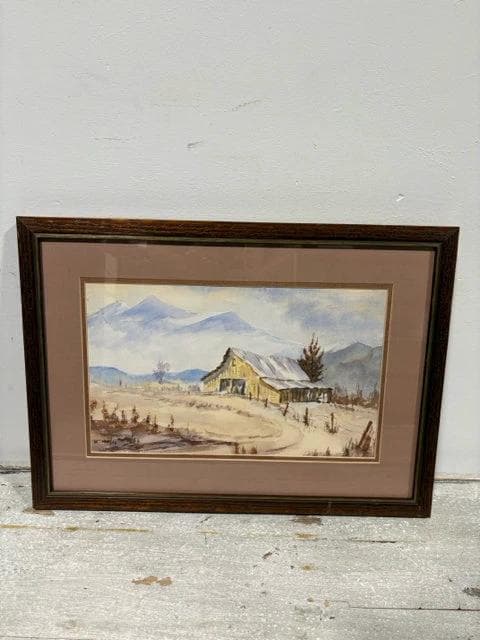 Mountain Landscape Framed Wall Art - Image 1