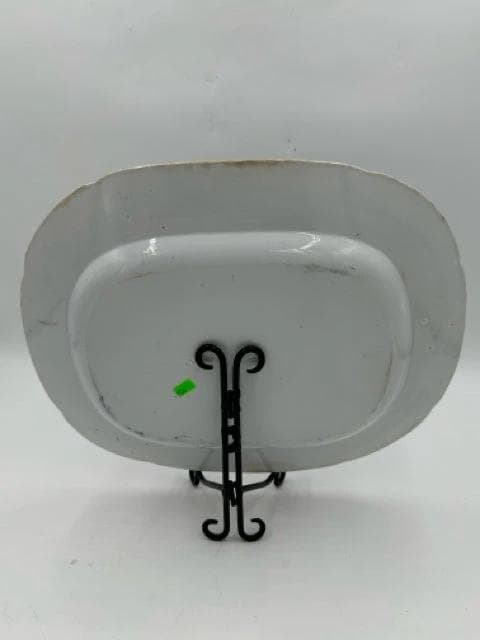 Antique Blue Willow Platter - Thumbnail 2